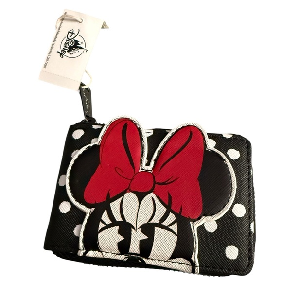 Loungefly Handbags - Loungefly Disney Parks Minnie Mouse Accordian Card Wallet